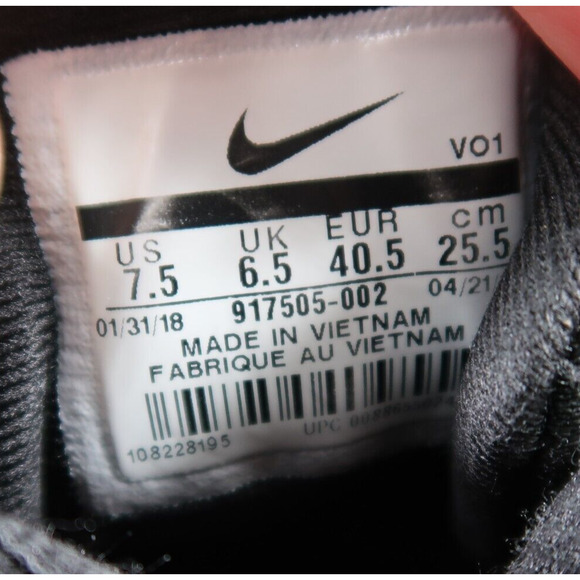 Nike Shoes Mens 7.5 Athletic Trainers Zoom Assersion Basketball Sneakers Black main image 10